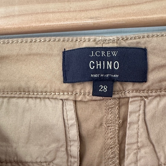 J.Crew Women’s Khaki Chino Pants Size 28 Straight Leg Stretch Cotton - Picture 3 of 11